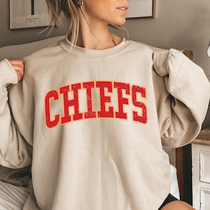 KC Chiefs Sweatshirt: Football Fan Hoodie,KC shirt,A923