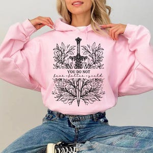 You Do Not Yield Sweatshirt,Sarah J Maas Hoodie,Kingdom Of Ash, City Of Starlight, Thrones Of Glass Sweatshirt, Aelin Galathynius Hoodie