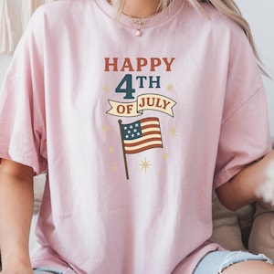Unabhängigkeitstag Shirt, christliches Shirt, 4. Juli Shirt, sie liebt Jesus und auch Amerika Shirt, Amerika Retro Shirt, USA Shirt