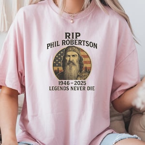 Rip Phil Robertson Vintage Shirt, Retro Phil Robertson Bootleg T-Shirt, Phil Robertson Shirt, Hunter Shirt, Phil Robertson Graphic Tee