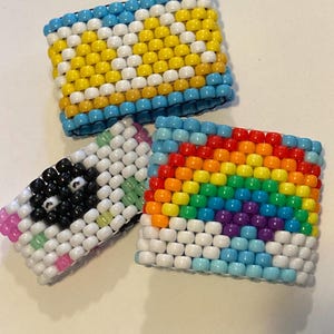 CUSTOM Peyote Stitch Kandi Cuff