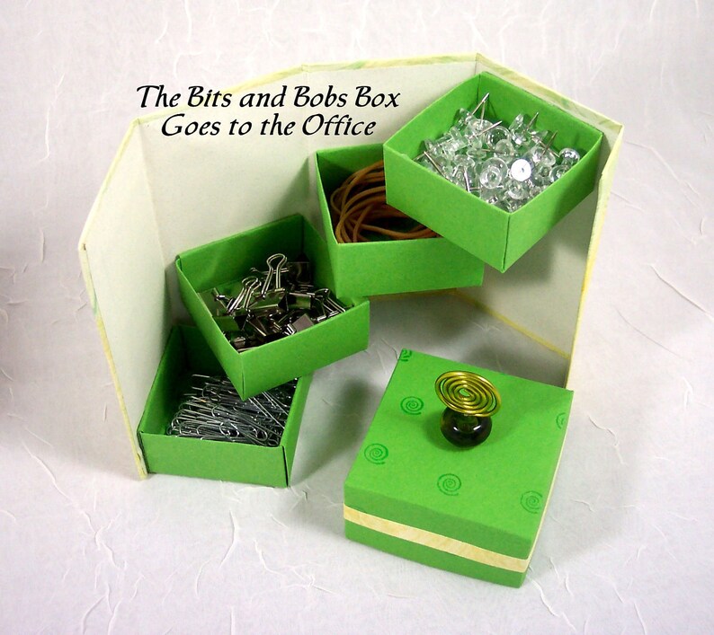 Instructions How to Make the Bits and Bobs Box PDF Pattern Etsy