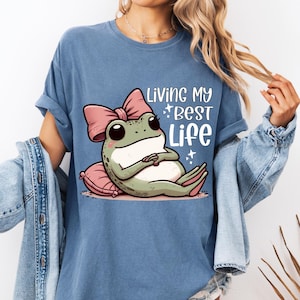Comfort Colors® Living My Best Life Shirt, Vacation Shirt, Traveler Tee, Adventure Shirt, Vacation Tee,Vacay Mode,Family Vacation Trip Shirt