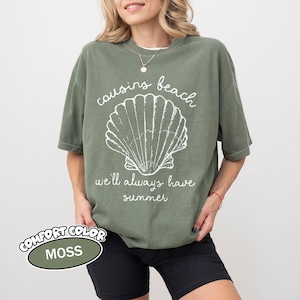 Cousins Beach Comfort T-shirt, The Summer I Turned Pretty Shirt, Team Conrad Team Belly Team Jeremiah Tee, Grappig strandcadeau, Zomer T-shirt afbeelding 9