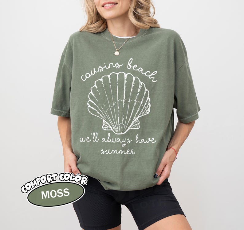 Cousins Beach Comfort T-shirt, The Summer I Turned Pretty Shirt, Team Conrad Team Belly Team Jeremiah Tee, Grappig strandcadeau, Zomer T-shirt afbeelding 9