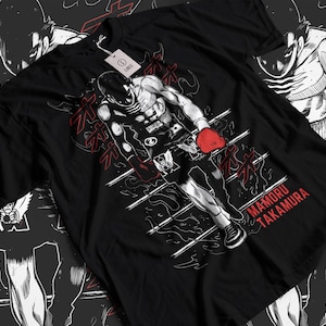 Boxing GYM Anime T-Shirt, Vintage Boxing Anime Retro Manga T-Shirt, Sports 90s Anime Lovers, Otaku Ropa, Graphic Anime Unisex Shirt