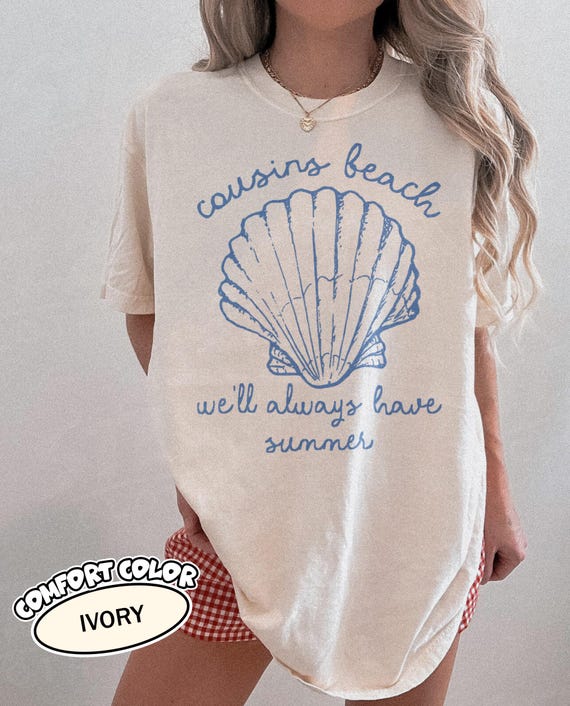 Cousins Beach Comfort T-Shirt, The Summer I Turned Pretty Shirt, Team Conrad Team Belly Team Jeremiah Tee, Funny Beach Gift, Summer T-Shirt