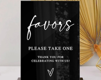 Letrero minimalista para regalos de boda, letrero moderno para regalos de boda, letrero "Por favor, tome un regalo", letrero "Por favor, tome uno" para regalos, letrero para mesa de regalos