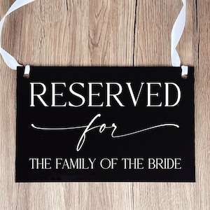 Wedding Reserved Sign,This Row Is Reserved Sign,This Seat Is Reserved Sign,Acrylic Reserved Seat Sign,Reserved Row Sign,Reserved Chair Sign