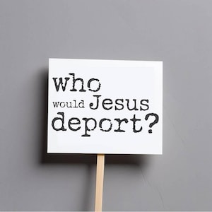 Anti Ice Yard Sign, Immigrant Rights Corrugated Plastic Protest  Sign, Human Rights Pro Immigration Anti Trump, Resistance Political Merch,