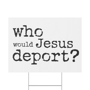 Anti Ice Yard Sign, Immigrant Rights Corrugated Plastic Protest  Sign, Human Rights Pro Immigration Anti Trump, Resistance Political Merch,