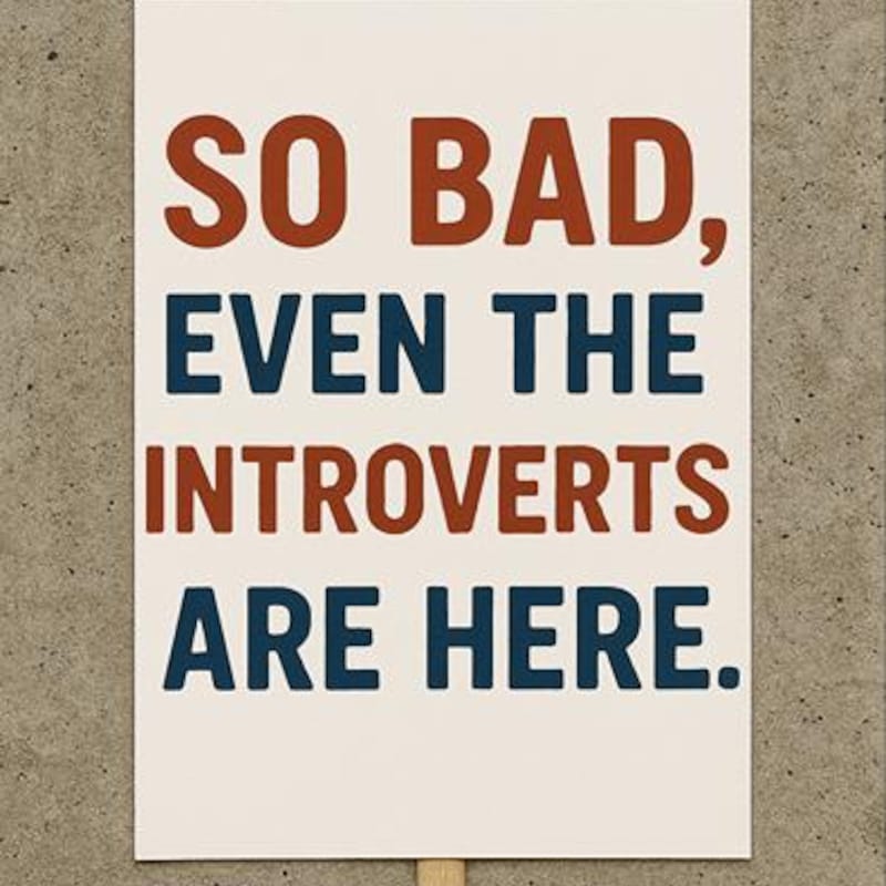 Democracy Protest Sign - Etsy