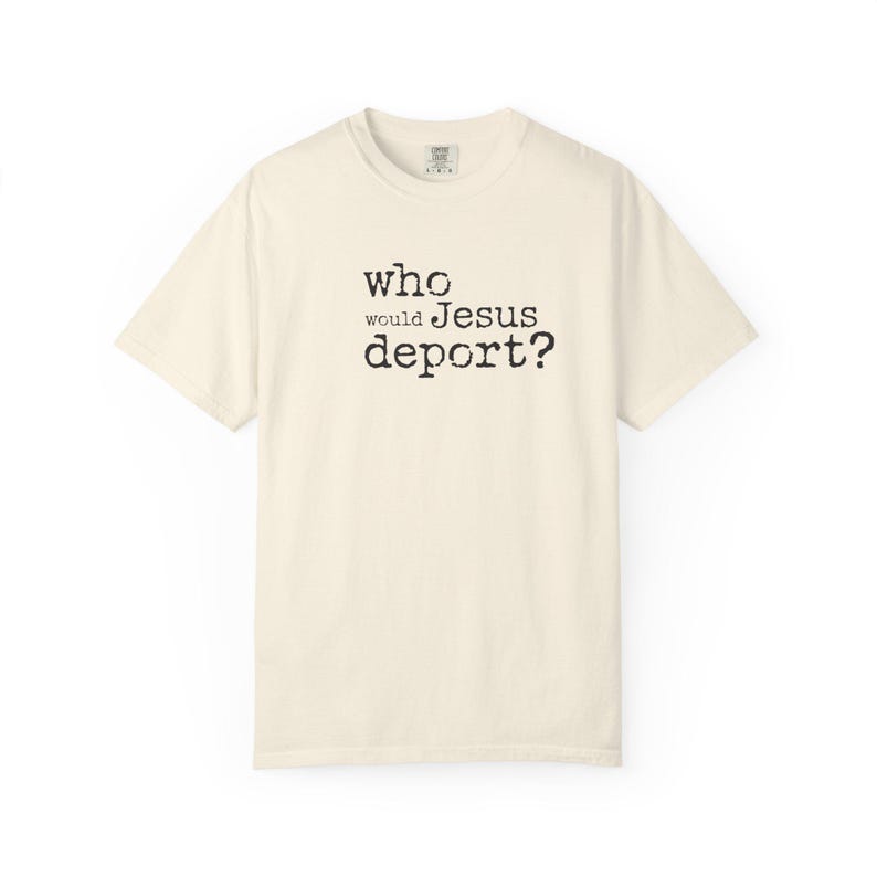Pro Immigrant Comfort Colors T-Shirt: Ethically Grown Cotton, Social Justice Tee Bild 8