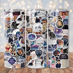 ACOTAR Velaris Tumbler Wrap | 20 oz Sublimation PNG | Book Series Tumbler Design | Instant Digital Download