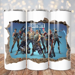 Video Game Battle Royale Tumbler Wrap | 20 oz Sublimation PNG | Video Gamer Tumbler Design | Instant Digital Download