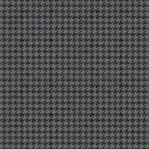 All About Plaids from Riley Blake Designs - 1/2 Yard Black Gray Houndstooth