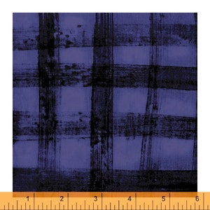 Sale - The Blue One by Marcia Derse for Windham Fabrics - Half Yard Purple Plaid