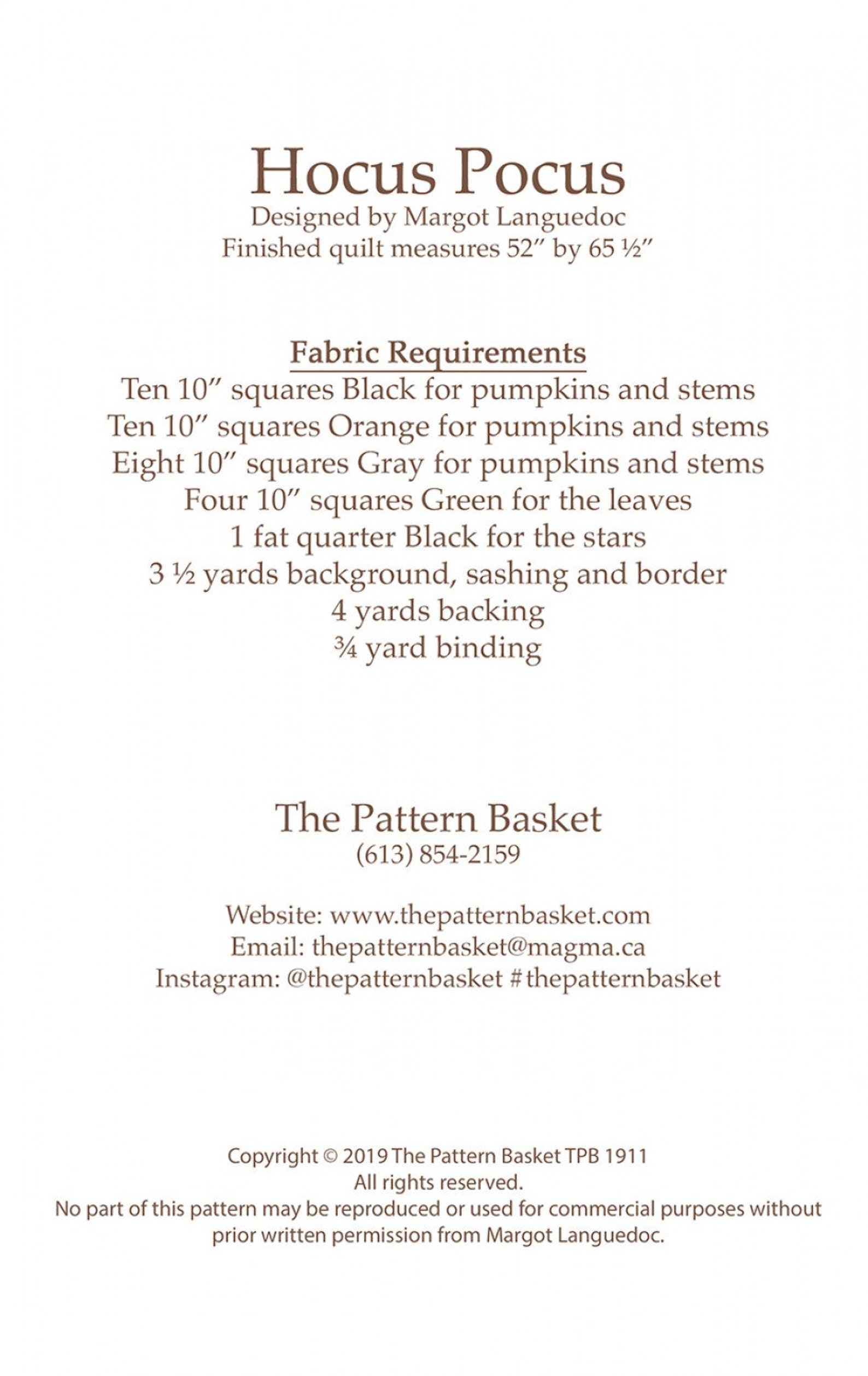 Hocus Pocus Pumpkin Quilt Pattern From The Pattern Basket Etsy hocus-pocus-pumpkin-quilt-pattern-from-the-pattern-basket-etsy