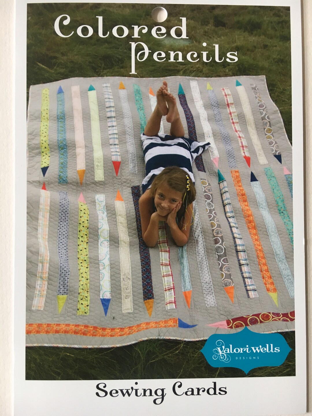 Colored Pencils Quilt Pattern Sewing Card by Valori Wells Etsy