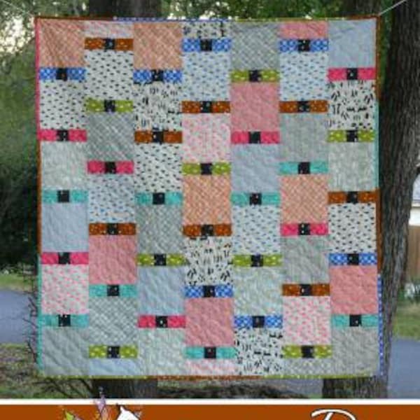 Flutterby from Running Doe Quilts - Villa Rosa Designs 56" x 58" - Postcard Size Pattern