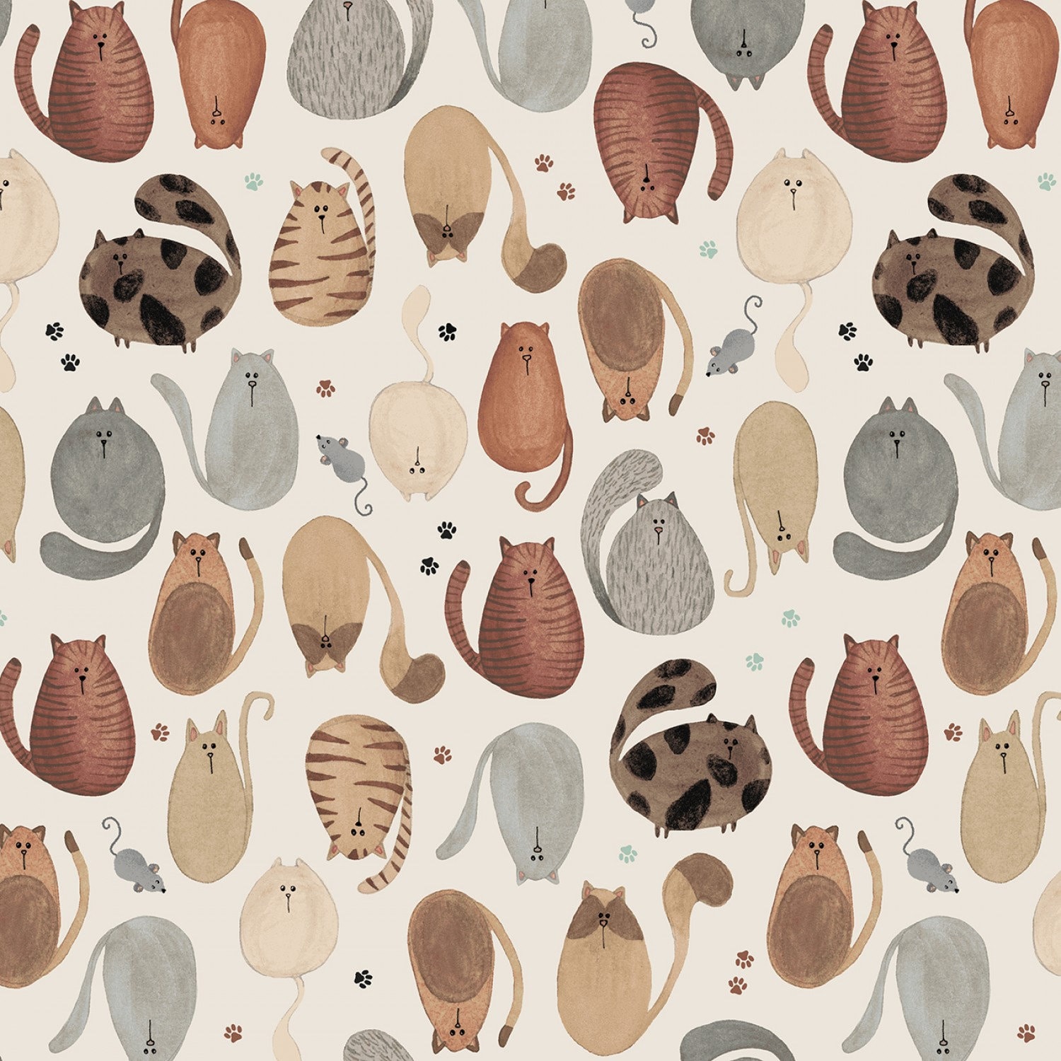12 Yard Tan Stripe Texture Fat Cat from Windham Fabrics