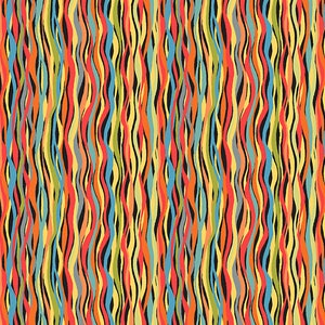 Outer Space from Andover Fabrics - 1/2 Yard Bright Streamer Stripes