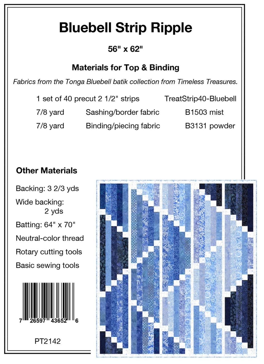 Pines Collection Ripple Rug Bluebell Strip Ripple Quilt Pattern From Pine Tree Country Quilts ...