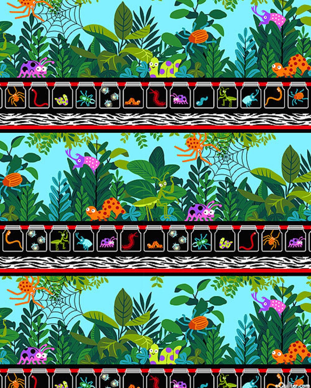 Sale - I'm Buggin' Out From Studio E Fabrics - 1/2 Yard Bug Border ...