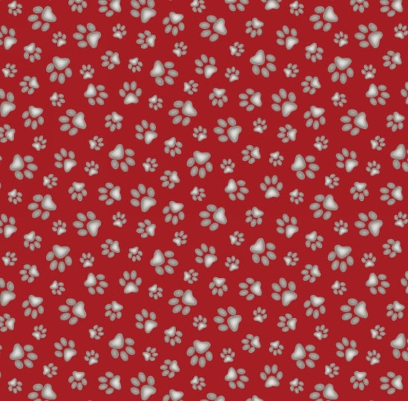 Pet Paws by Elizabeths Studio Quilt Fabric Fat Quarter