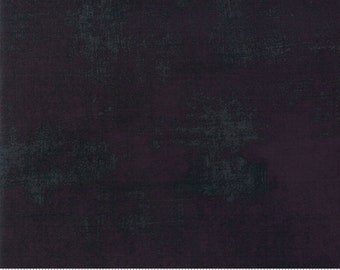 Grunge by BasicGrey for Moda Fabrics - Half Yard Black Dress Black Blender