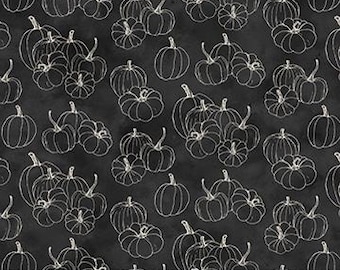 Night Owl line by Deborah Edwards for Northcott - 1/2 yard Pumpkin Blender (Halloween)