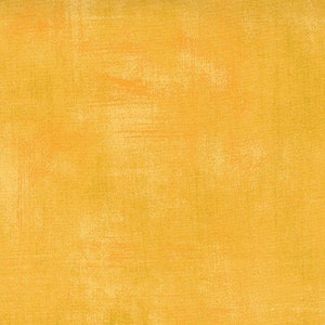 Sale 25% Off - Grunge by BasicGrey from Moda - Half Yard Frankie - Yellow Distressed Blender