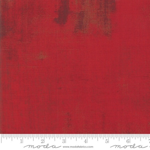 Grunge by BasicGrey for Moda - Half Yard Berry Red Distressed Blender - 30150-508