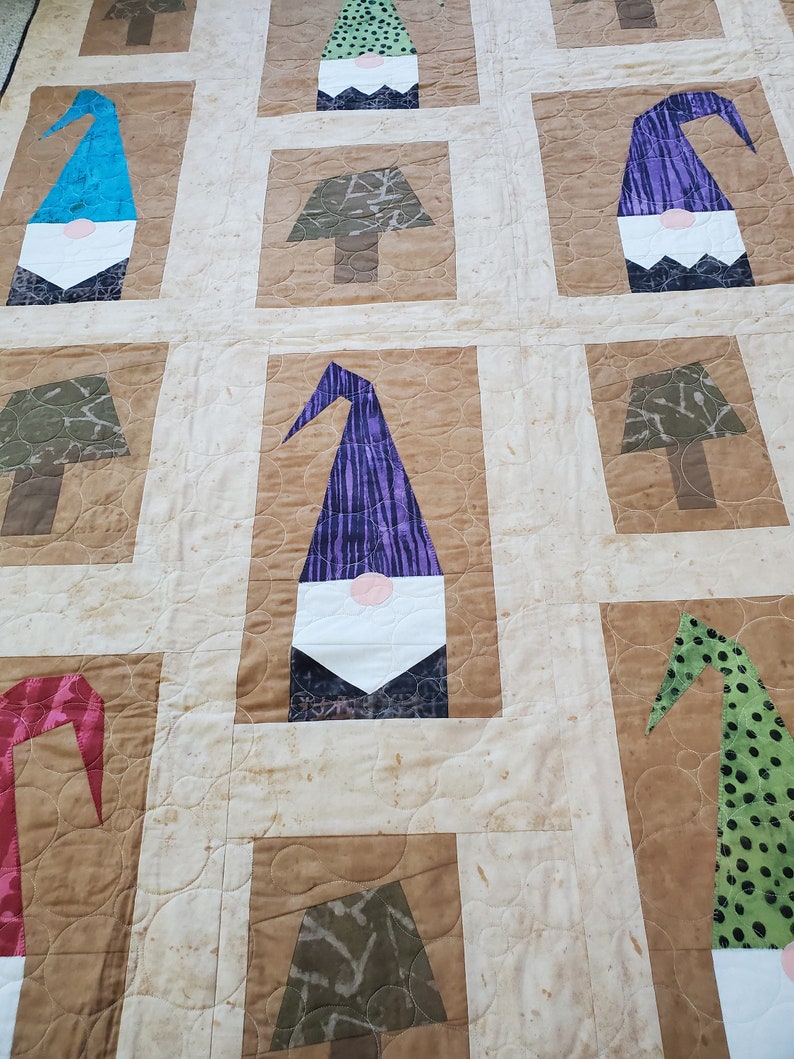 Sale A Tale of 2 Gnomes Quilt Kit 60 X 72 | Etsy