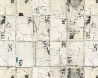 Postcards:Back from Random Thoughts by Marcia Derse for Windham Fabrics - 1 Yard of Vintage Postcards - Single Yard Cuts ONLY**