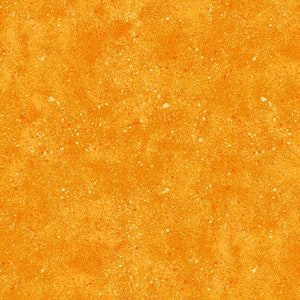 Sale - Essential Brights from Wilmington Prints - Half Yard Spatter Texture Orange Blender - 885