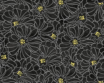 Windsong from Northcott Fabrics - 1/2 Yard Modern Floral