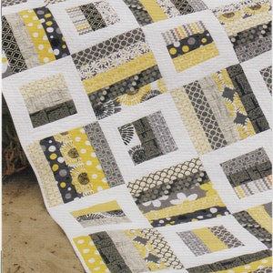 Radio Way from Jaybird Quilts - Modern Jelly Roll Friendly Quilt Pattern in 4 Sizes