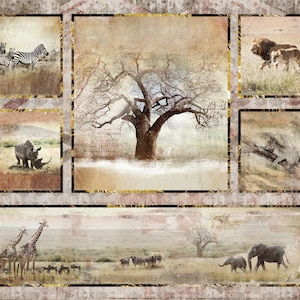 Global Luxe from 3 Wishes Fabrics - Full Yard Panel