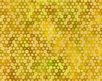 Urban Jungle by Jason Yenter for In the Beginning Fabrics - Half Yard Yellow Circles Modern Fabric