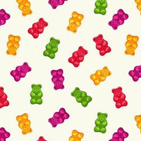 Gummy bears from Herban Sprawl - Half Yard Tossed Gummy Bears