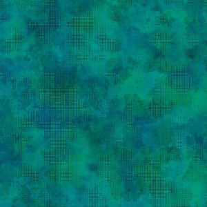 Rea - Dit Dot Evolution from In the Beginning Tyger - 1/2 Yard Pond Blue-Green Dot Blender - IDDE-29