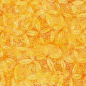 Sale 25% Off - Peacock Galore from Island Batiks - Half Yard Circle Net Cantaloupe