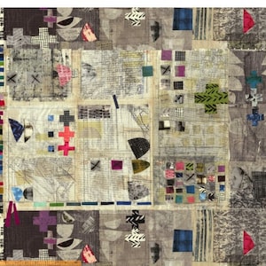 Treasure Hunt von Marcia Derse for Windham Fabrics - 28 "x 44" Digital Bedruckter Panel Modern Quilt Fabrics