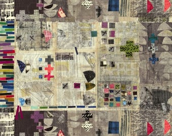 Treasure Hunt by Marcia Derse for Windham Fabrics - 28&quot; x 44&quot; Digitally Printed Panel Modern Quilt Fabric