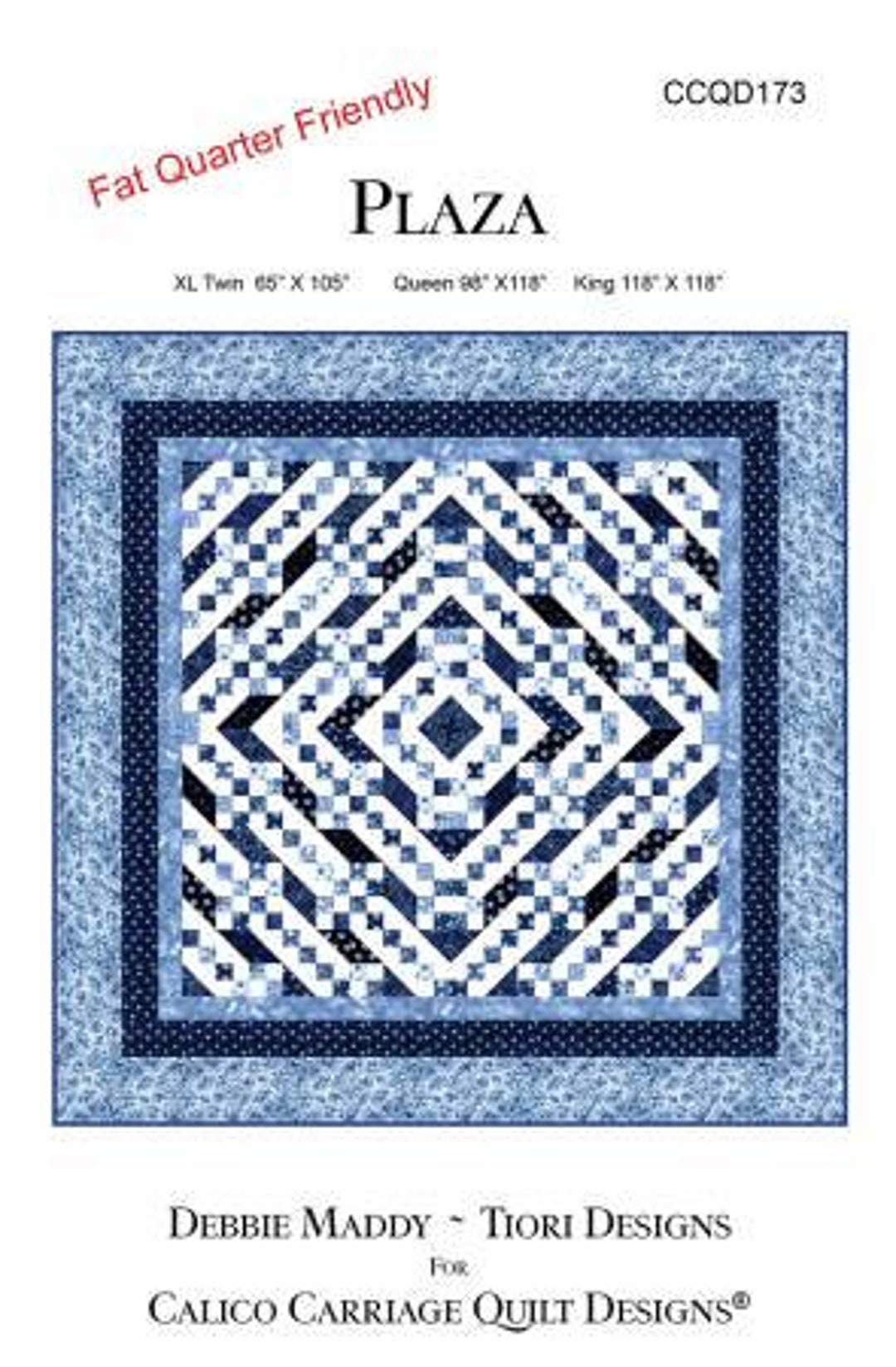 de acolchado Plaza Debbie Maddy Tiori Designs para - Etsy España