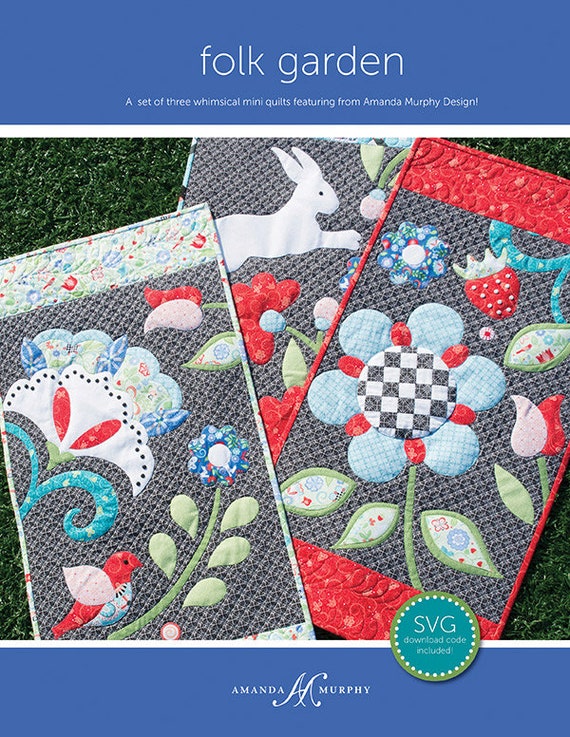 Sale Folk Garden by Amanda Murphy Whimsical Applique Mini