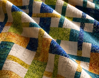 Plaidy Cake Kit - 60" x 70" Throw-Quilt Kit -  Intermediate Level