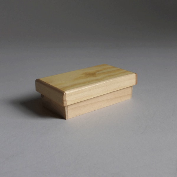 Wood jewelry box - pine - handmade