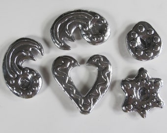 Elements - Cast aluminum - 5 pieces